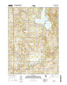 Addison Michigan Historical topographic map, 1:24000 scale, 7.5 X 7.5 Minute, Year 2014