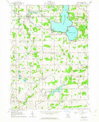 Addison Michigan Historical topographic map, 1:24000 scale, 7.5 X 7.5 Minute, Year 1962