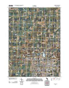 Adrian Michigan Historical topographic map, 1:24000 scale, 7.5 X 7.5 Minute, Year 2011