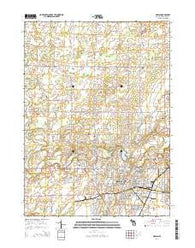 Adrian Michigan Historical topographic map, 1:24000 scale, 7.5 X 7.5 Minute, Year 2014