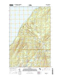 Ahmeek Michigan Historical topographic map, 1:24000 scale, 7.5 X 7.5 Minute, Year 2014