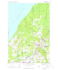 Ahmeek Michigan Historical topographic map, 1:24000 scale, 7.5 X 7.5 Minute, Year 1946
