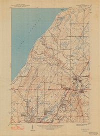 Ahmeek Michigan Historical topographic map, 1:24000 scale, 7.5 X 7.5 Minute, Year 1947