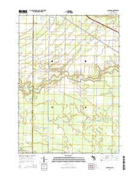 Alamando Michigan Historical topographic map, 1:24000 scale, 7.5 X 7.5 Minute, Year 2014