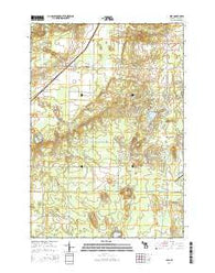 Alba Michigan Historical topographic map, 1:24000 scale, 7.5 X 7.5 Minute, Year 2014
