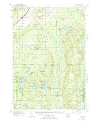 Alba Michigan Historical topographic map, 1:62500 scale, 15 X 15 Minute, Year 1956