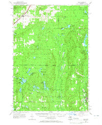 Alba Michigan Historical topographic map, 1:62500 scale, 15 X 15 Minute, Year 1956