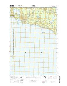 Albany Island Michigan Historical topographic map, 1:24000 scale, 7.5 X 7.5 Minute, Year 2014