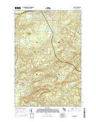 Alberta Michigan Historical topographic map, 1:24000 scale, 7.5 X 7.5 Minute, Year 2014