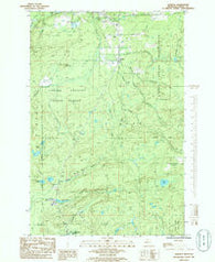 Alberta Michigan Historical topographic map, 1:24000 scale, 7.5 X 7.5 Minute, Year 1985