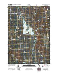 Alcona Dam Pond Michigan Historical topographic map, 1:24000 scale, 7.5 X 7.5 Minute, Year 2012