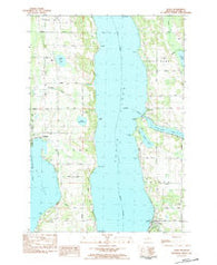 Alden Michigan Historical topographic map, 1:24000 scale, 7.5 X 7.5 Minute, Year 1983