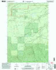 Aldridge Creek Michigan Historical topographic map, 1:24000 scale, 7.5 X 7.5 Minute, Year 1999