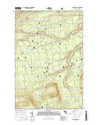 Aldridge Creek Michigan Current topographic map, 1:24000 scale, 7.5 X 7.5 Minute, Year 2017