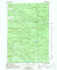 Alfred Michigan Historical topographic map, 1:24000 scale, 7.5 X 7.5 Minute, Year 1986