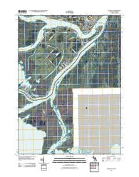 Algonac Michigan Historical topographic map, 1:24000 scale, 7.5 X 7.5 Minute, Year 2011