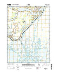 Algonac Michigan Historical topographic map, 1:24000 scale, 7.5 X 7.5 Minute, Year 2014