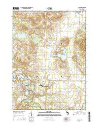 Allegan Michigan Historical topographic map, 1:24000 scale, 7.5 X 7.5 Minute, Year 2014