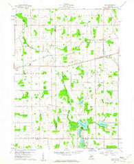 Allen Michigan Historical topographic map, 1:24000 scale, 7.5 X 7.5 Minute, Year 1960