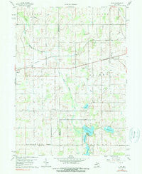 Allen Michigan Historical topographic map, 1:24000 scale, 7.5 X 7.5 Minute, Year 1960