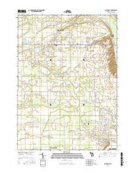 Allendale Michigan Current topographic map, 1:24000 scale, 7.5 X 7.5 Minute, Year 2017