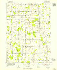 Allenton Michigan Historical topographic map, 1:24000 scale, 7.5 X 7.5 Minute, Year 1952
