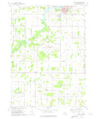 Alma South Michigan Historical topographic map, 1:24000 scale, 7.5 X 7.5 Minute, Year 1973