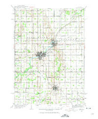 Alma Michigan Historical topographic map, 1:62500 scale, 15 X 15 Minute, Year 1935