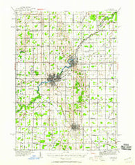 Alma Michigan Historical topographic map, 1:62500 scale, 15 X 15 Minute, Year 1935