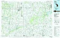 Alma Michigan Historical topographic map, 1:100000 scale, 30 X 60 Minute, Year 1985