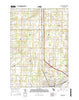 Alma North Michigan Current topographic map, 1:24000 scale, 7.5 X 7.5 Minute, Year 2016
