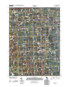 Almont Michigan Historical topographic map, 1:24000 scale, 7.5 X 7.5 Minute, Year 2011