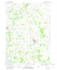 Almont Michigan Historical topographic map, 1:24000 scale, 7.5 X 7.5 Minute, Year 1968