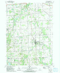 Almont Michigan Historical topographic map, 1:24000 scale, 7.5 X 7.5 Minute, Year 1991