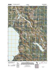 Aloha Michigan Historical topographic map, 1:24000 scale, 7.5 X 7.5 Minute, Year 2011