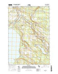 Aloha Michigan Current topographic map, 1:24000 scale, 7.5 X 7.5 Minute, Year 2017