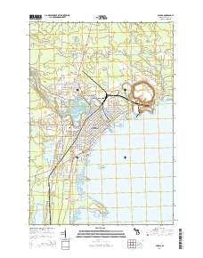 Alpena Michigan Historical topographic map, 1:24000 scale, 7.5 X 7.5 Minute, Year 2014