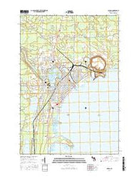 Alpena Michigan Current topographic map, 1:24000 scale, 7.5 X 7.5 Minute, Year 2016