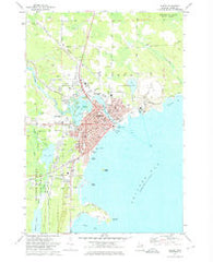 Alpena Michigan Historical topographic map, 1:24000 scale, 7.5 X 7.5 Minute, Year 1971