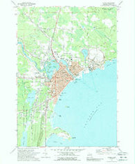 Alpena Michigan Historical topographic map, 1:24000 scale, 7.5 X 7.5 Minute, Year 1971