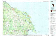 Alpena Michigan Historical topographic map, 1:100000 scale, 30 X 60 Minute, Year 1984
