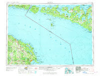 Alpena Michigan Historical topographic map, 1:250000 scale, 1 X 2 Degree, Year 1969