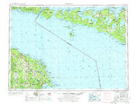 Alpena Michigan Historical topographic map, 1:250000 scale, 1 X 2 Degree, Year 1954