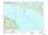 Alpena Michigan Historical topographic map, 1:250000 scale, 1 X 2 Degree, Year 1954