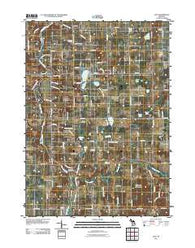 Alto Michigan Historical topographic map, 1:24000 scale, 7.5 X 7.5 Minute, Year 2011