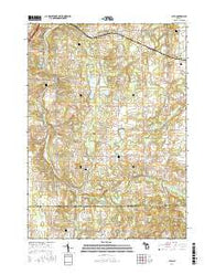 Alto Michigan Current topographic map, 1:24000 scale, 7.5 X 7.5 Minute, Year 2016