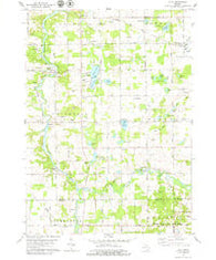 Alto Michigan Historical topographic map, 1:24000 scale, 7.5 X 7.5 Minute, Year 1978