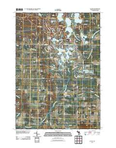 Altona Michigan Historical topographic map, 1:24000 scale, 7.5 X 7.5 Minute, Year 2011