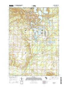 Altona Michigan Historical topographic map, 1:24000 scale, 7.5 X 7.5 Minute, Year 2014