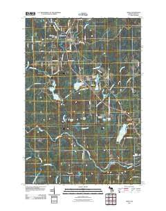 Amasa Michigan Historical topographic map, 1:24000 scale, 7.5 X 7.5 Minute, Year 2011
